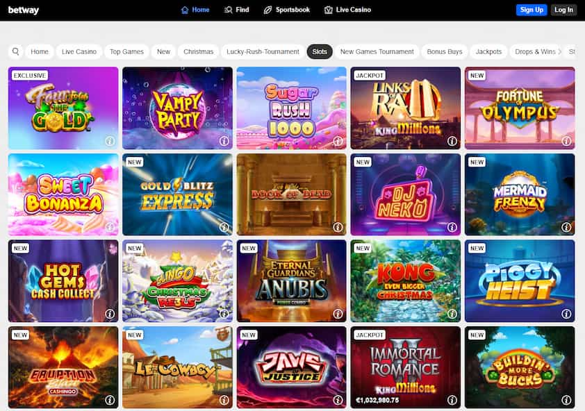 Betway Casino Ontario Slot Games