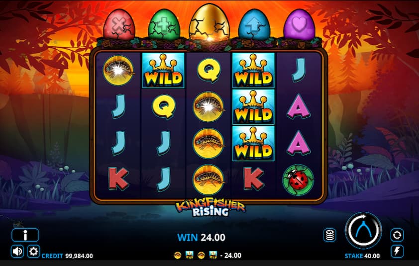 Kingfisher Rising Slot Bonus Wilds