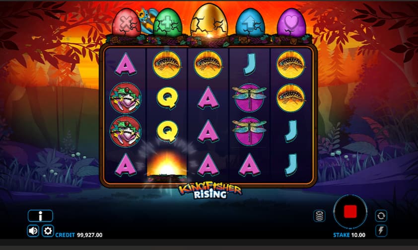 Kingfisher Rising Slot Reels