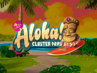 Aloha Cluster Pays Slot Logo