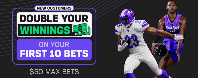 Hard Rock Bet Sportsbook bonus offer banner