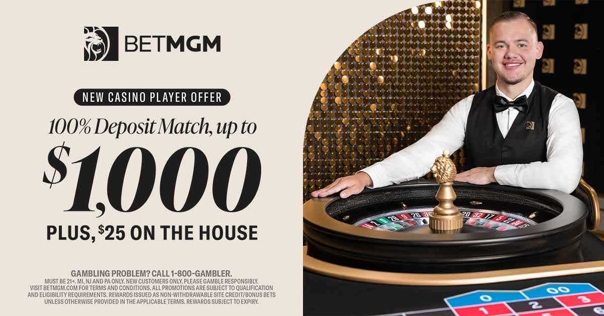 BetMGM Casino Welcome Offer Unlocked with BetMGM Bonus Code WSNCASINO