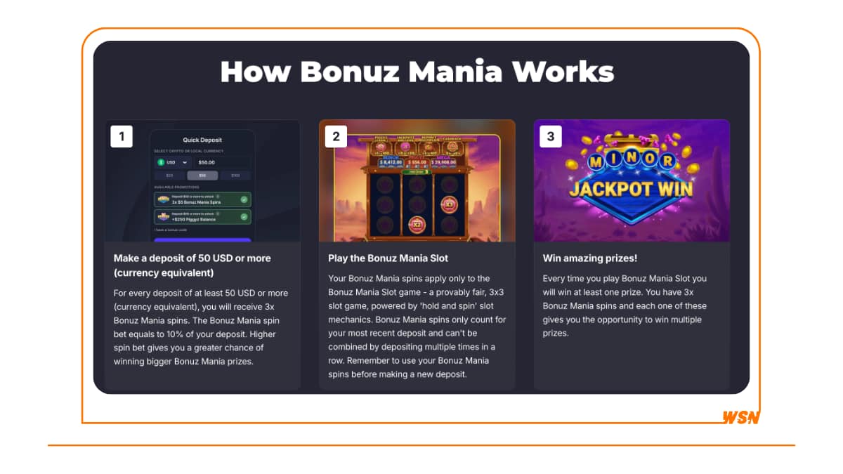 Bonuz Mania at BitStarz Casino