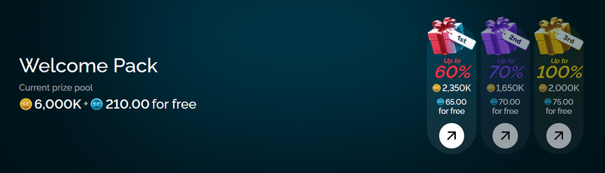 VegasWay welcome offer