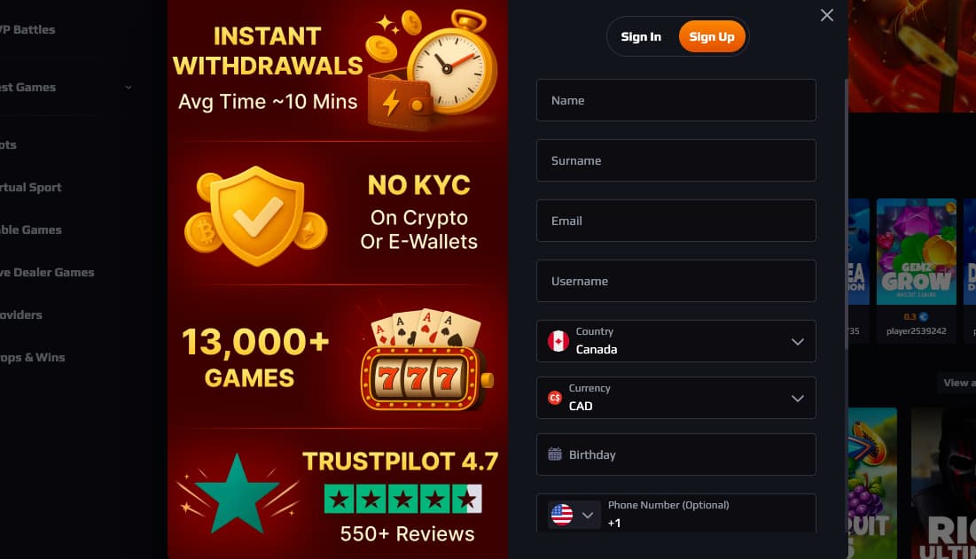 Blaze Spins - Best Online Casino in Canada