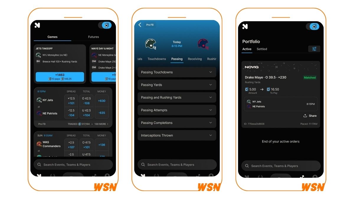 Novig Review Mobile User Experience