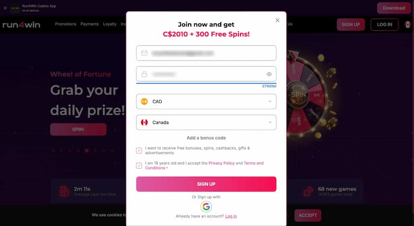 Join Run4Win Casino Join Run4Win Casino