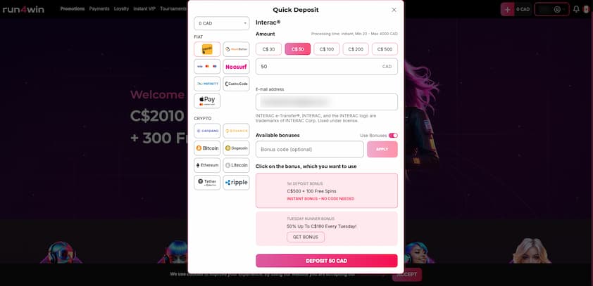 Quick Deposit Run4Win Casino Quick Deposit Run4Win Casino