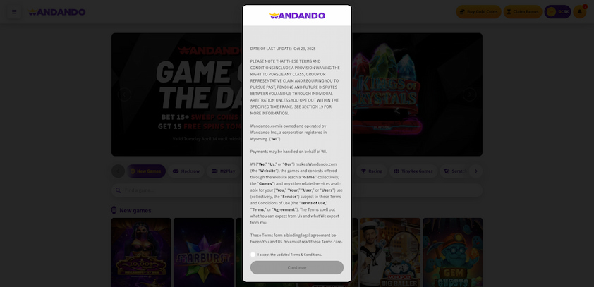 How to Sign-Up for Wandando Step 4