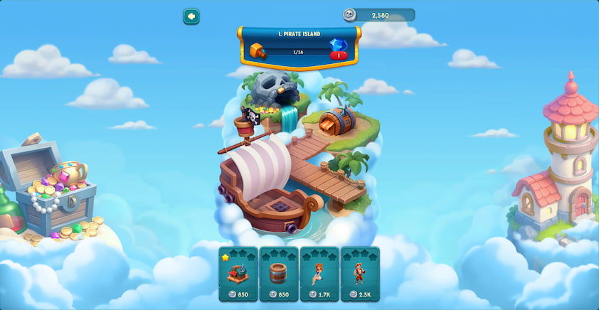 Big Pirate Island Building