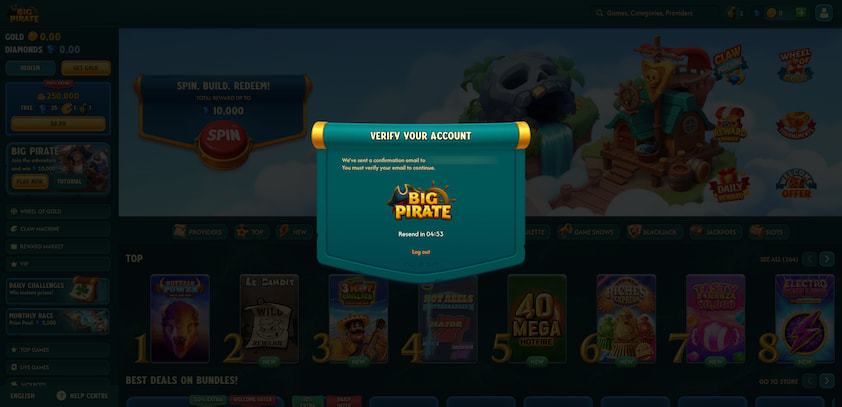 How to Sign-Up for Big Pirate 3