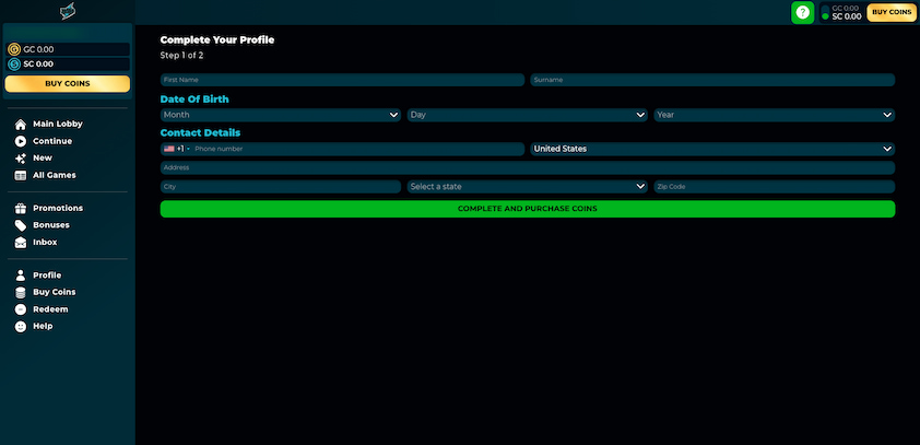 How to Sign-Up for Zonko Step 3