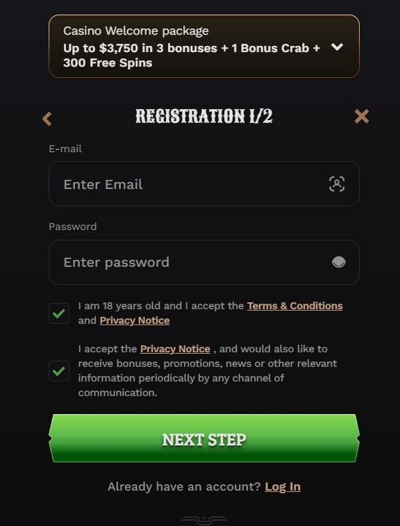 How to Sign Up at Wildsino