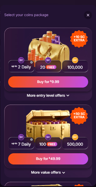 First-Purchase Bonuses