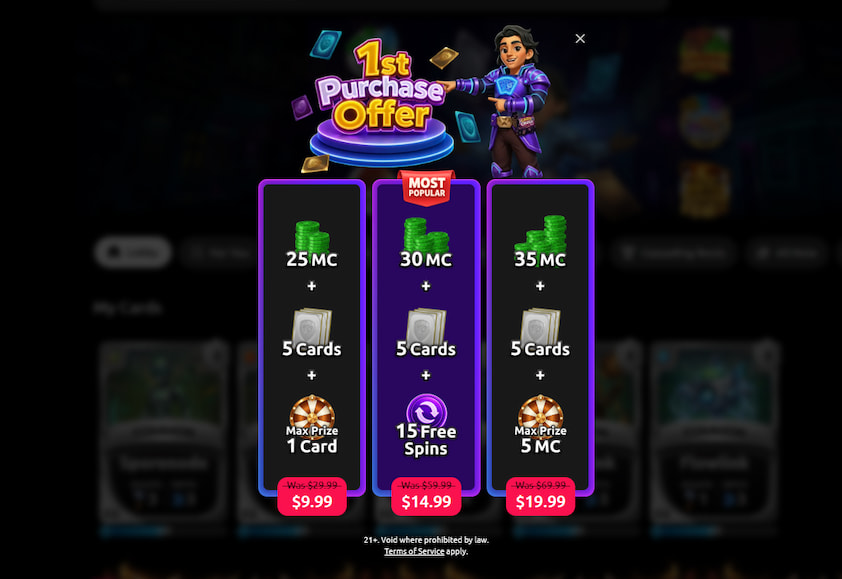 First-Purchase Bonus
