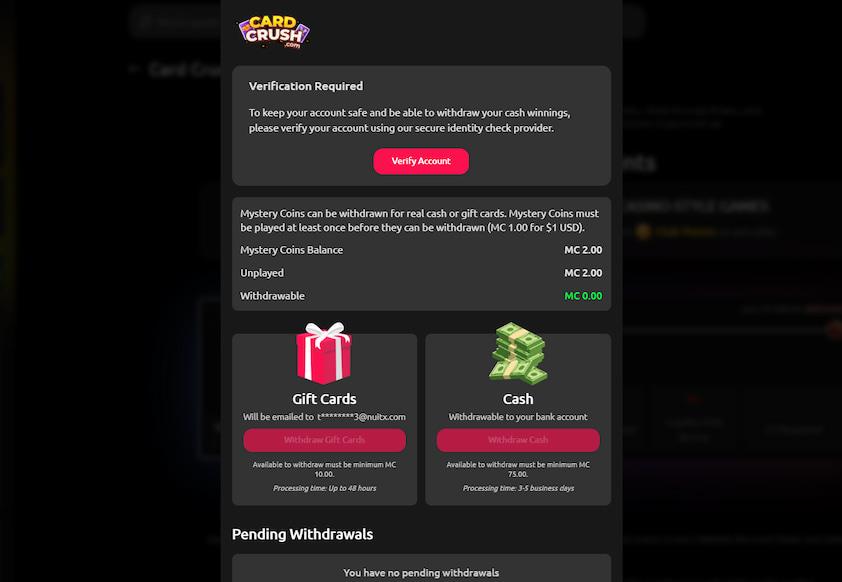 How to Redeem Prizes at Card Crush