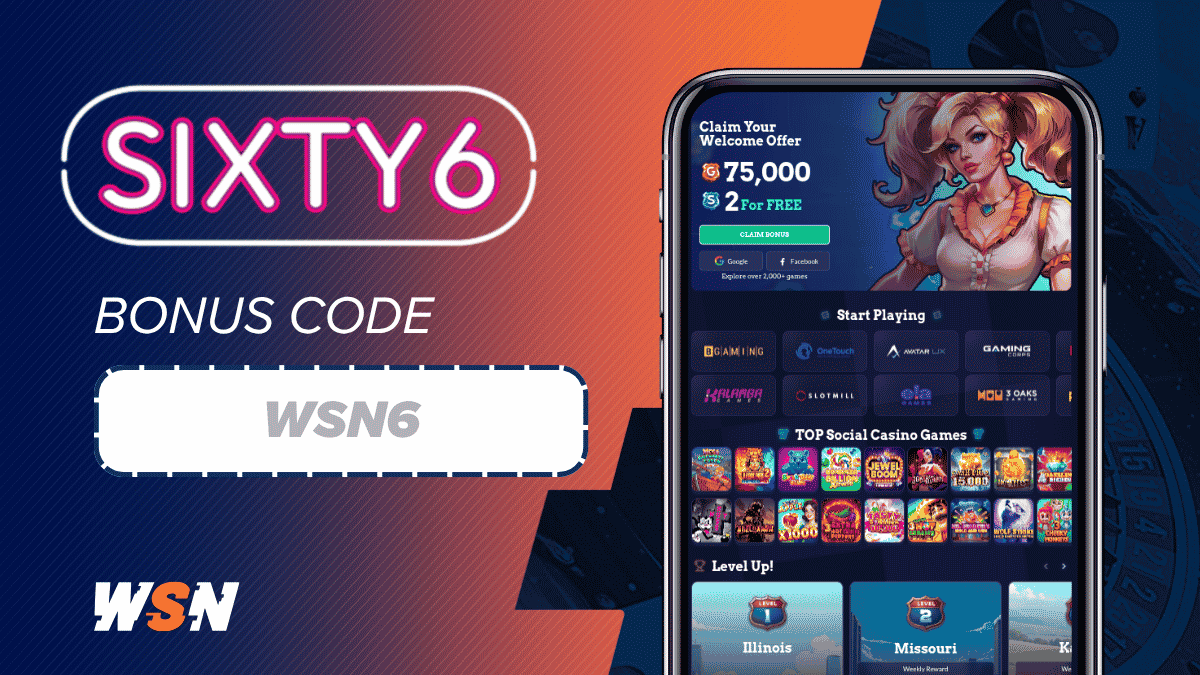 Sixty6 bonus code WSN Sixty6 bonus code WSN