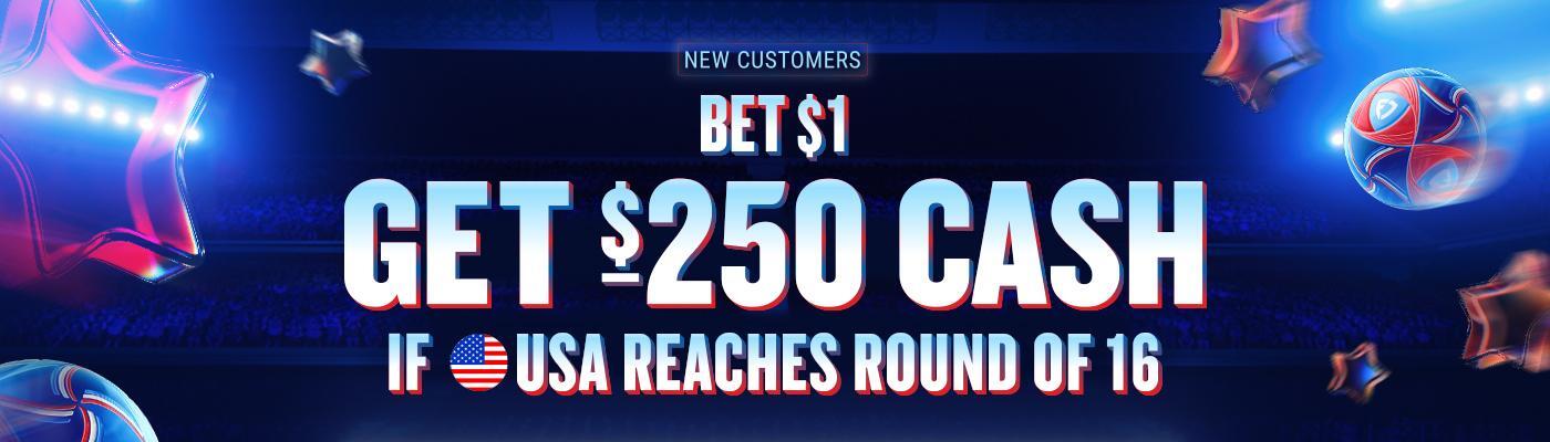 FanDuel promo USA reaches the round of 16