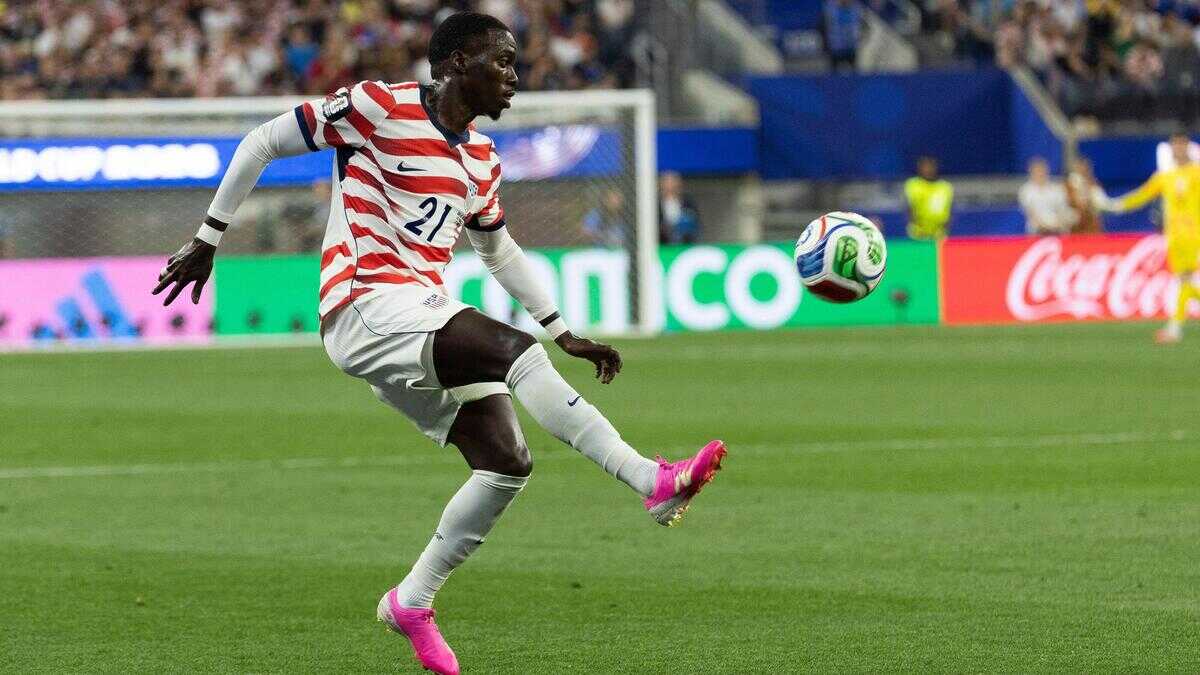 USA vs. Bosnia and Herzegovina Timothy Weah