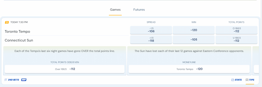 Tips and Stats Tips and Stats