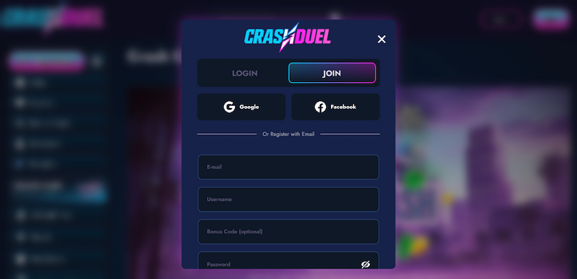 How to Sign-Up for CrashDuel How to Sign-Up for CrashDuel