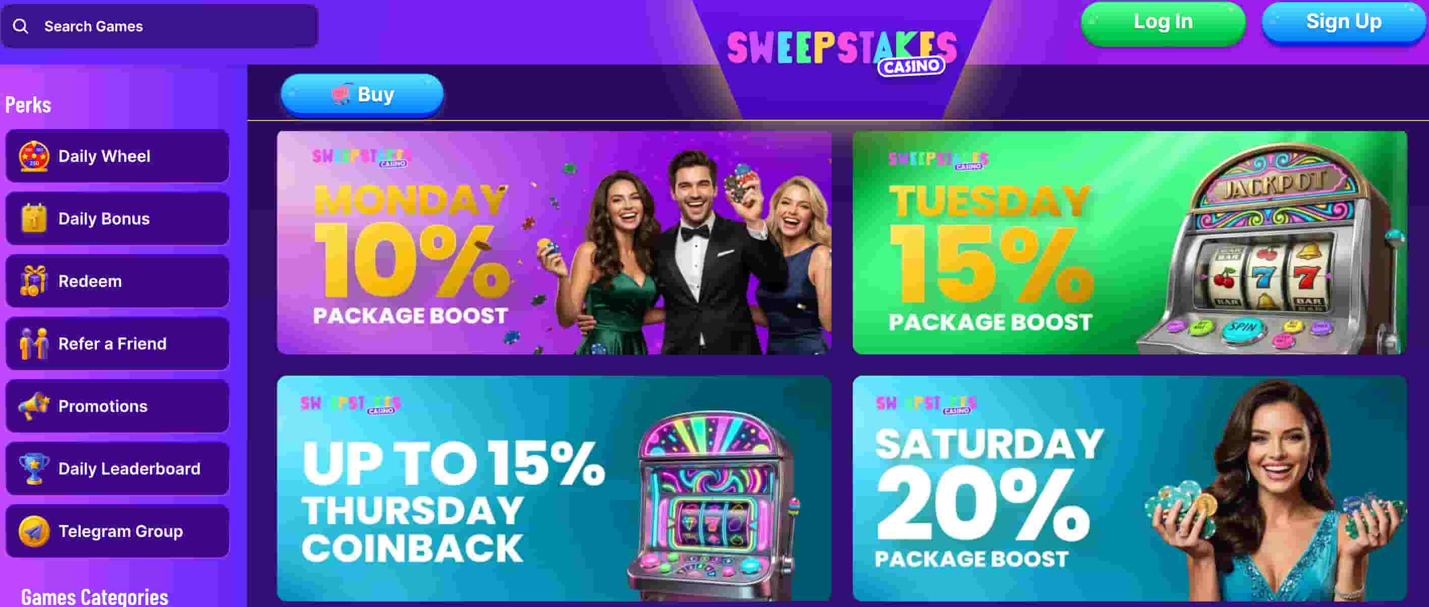 Sweepstakes Casino Bonuses WSN