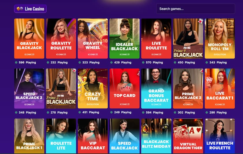 Live Dealer Games Live Dealer Games