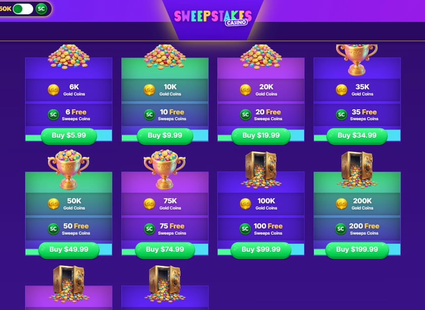 Sweepstakes Casino Payments Sweepstakes Casino Payments