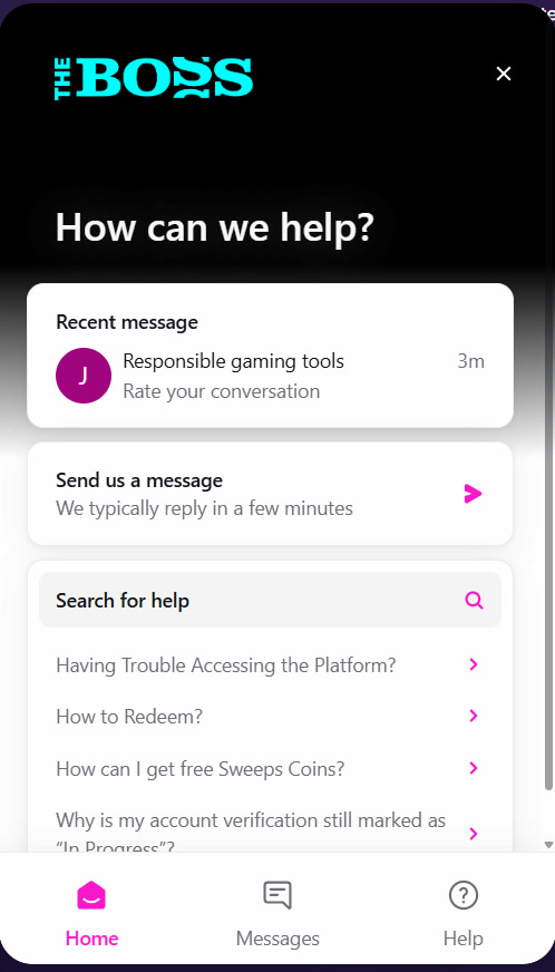 The Boss Customer Support