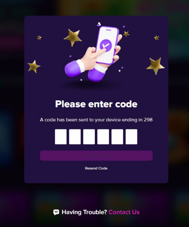 Please enter code