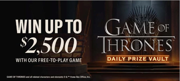 Game of Thrones Promo at BetMGM Casino