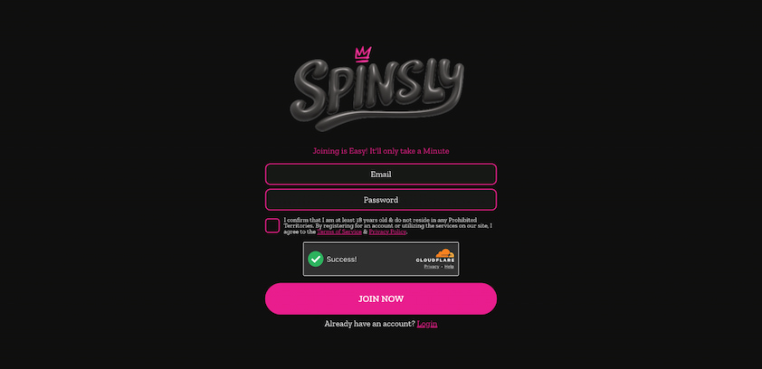 How to Sign-Up for Spinsly