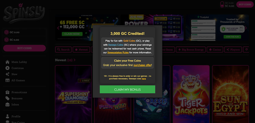 How to Sign-Up for Spinsly