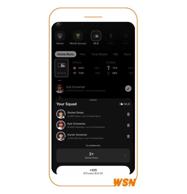 Fanatics Features Fanatics Features App Interface