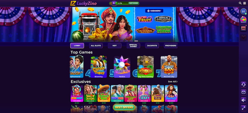 LuckyZino on Desktop LuckyZino on Desktop