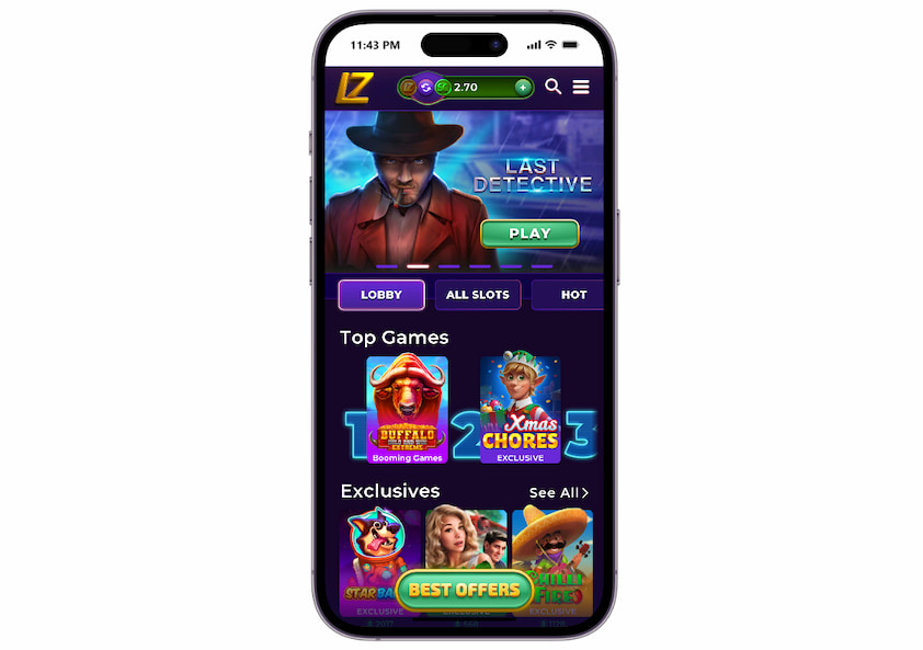 LuckyZino on Mobile LuckyZino on Mobile
