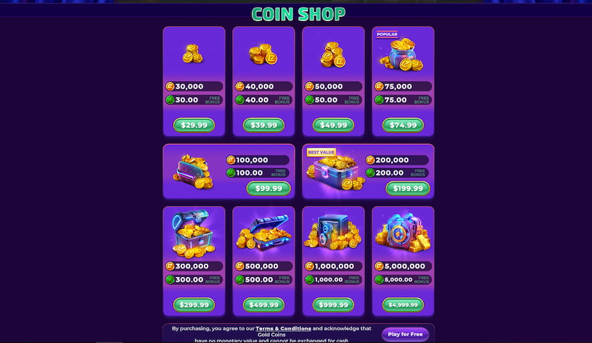 LuckyZino Gold Coin Packages LuckyZino Gold Coin Packages