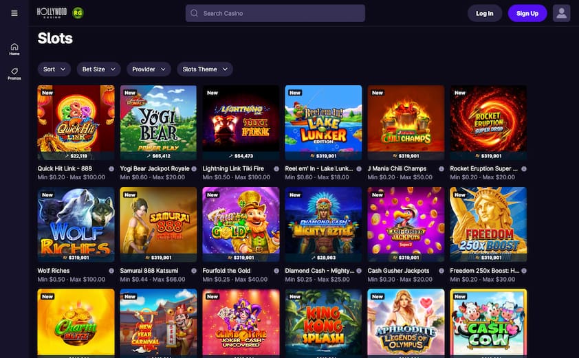 Hollywood Casino Slot Games
