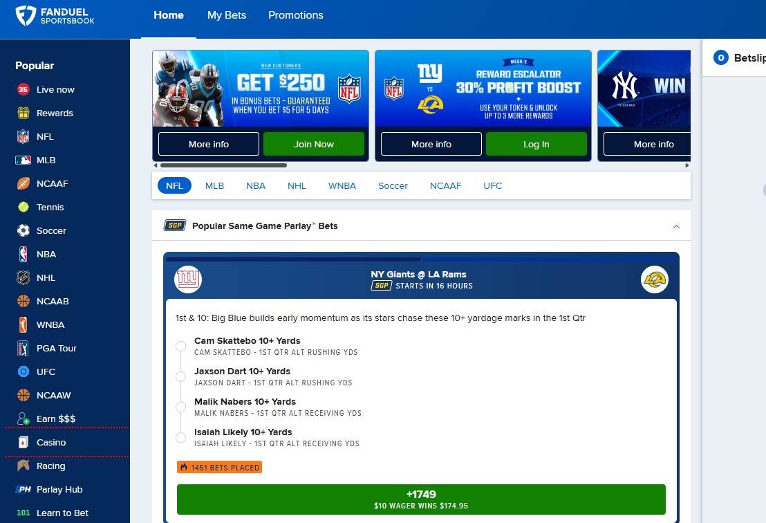 Get $250 in Bonus Bets Guaranteed Get $250 in Bonus Bets Guaranteed