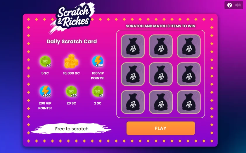 Rolling Riches Daily Scratch Rolling Riches Daily Scratch