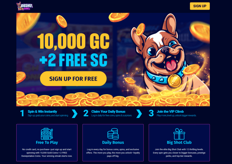 Big Shot Games Homepage Big Shot Games Homepage