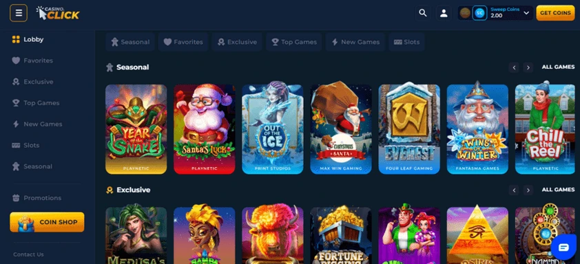 Casino Click Lobby Casino Click Lobby