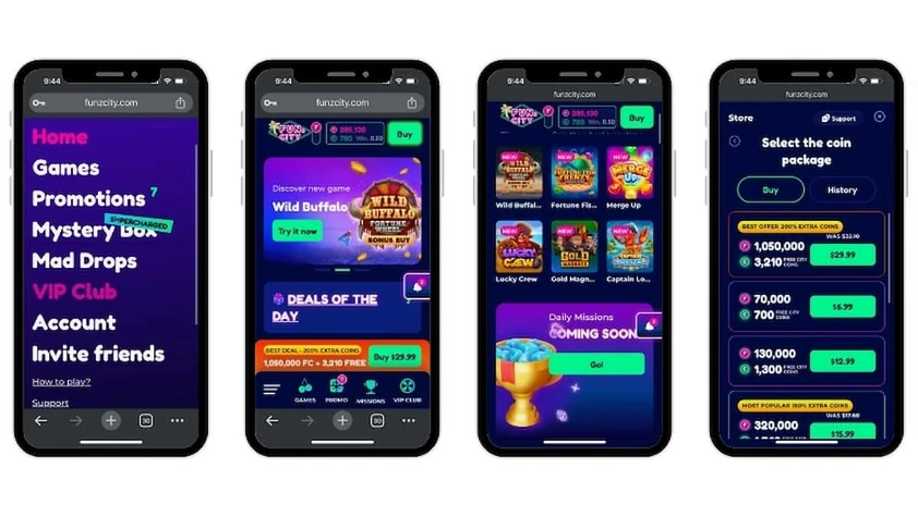 Funzcity Mobile App Funzcity Mobile App