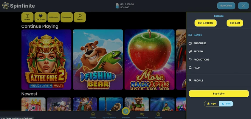 Spinfinite Lobby Spinfinite Lobby
