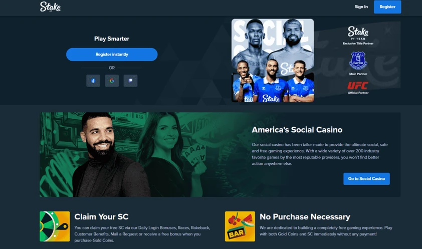 Stake Us Homepage