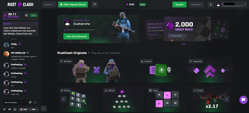 RustClash Desktop