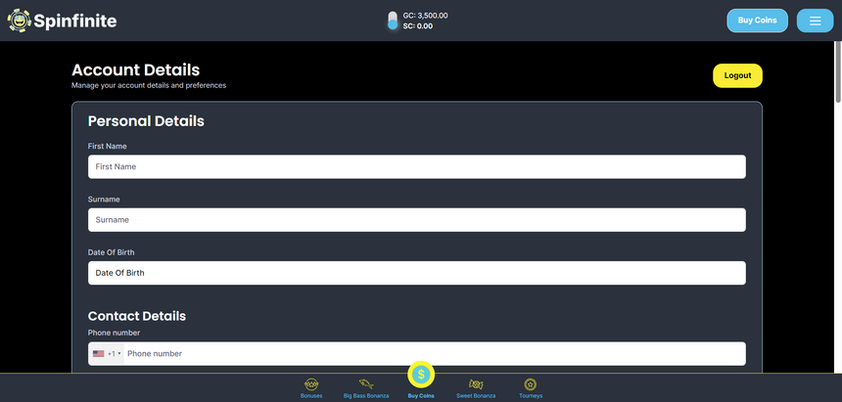 Spinfinite Kyc Spinfinite Kyc