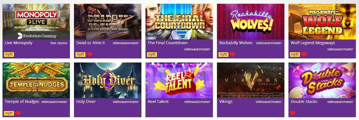spel från yako casinos hemsida