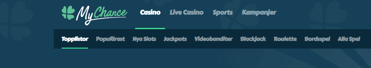 MyChance Casino Spel