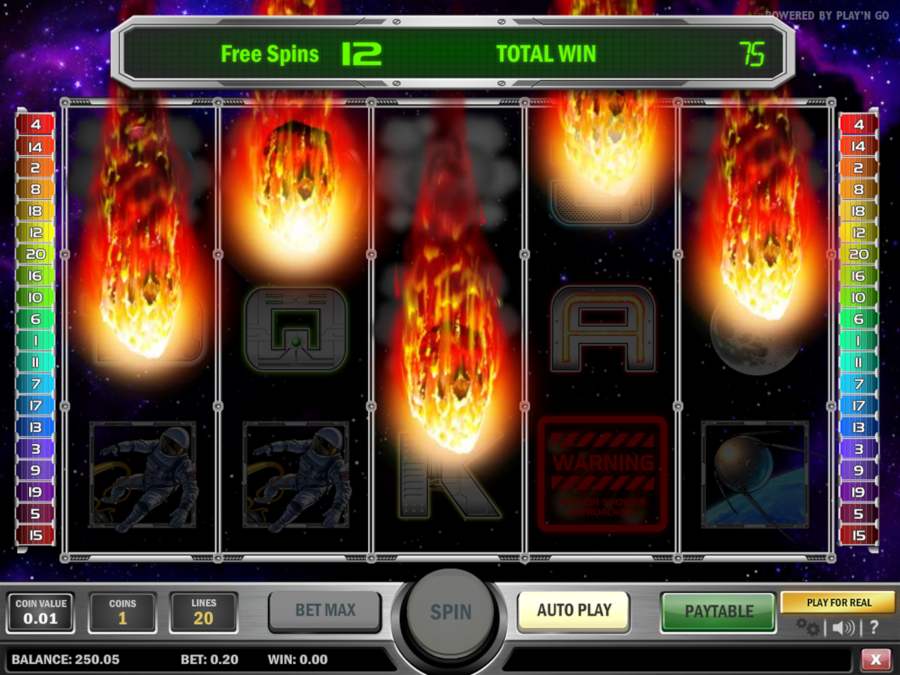 SpaceRace_freespins play n go automat